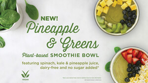 Yogurtland Debuts Healthier Option with the Introduction of Pineapple and Greens Smoothie Bowl