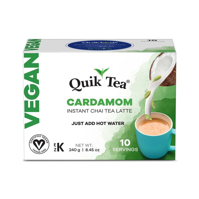 QuikTea Vegan Cardamom Chai Tea Latte