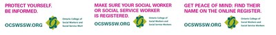 OCSWSSW Public Awareness Campaign (CNW Group/Ontario College of Social Workers and Social Services Workers)