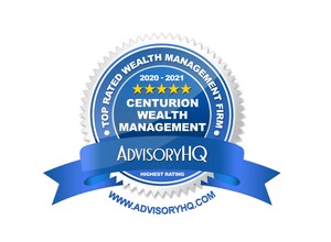 Centurion Wealth Management Named a Top Wealth Management Firm by AdvisoryHQ