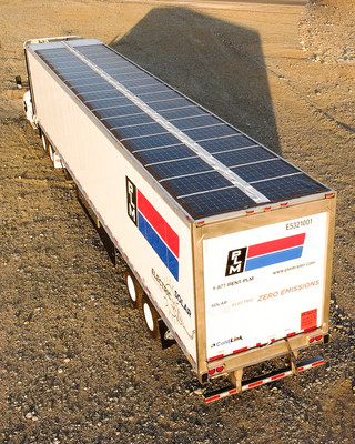 PLM's zero emission refrigerated trailer