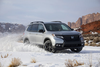 American Honda announced December and Q4 auto sales today, with solid gains by Honda and Acura trucks. The Honda Passport set the bar, setting new December and annual all-time sales records. (PRNewsfoto/American Honda Motor Co., Inc.)