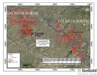 Figure 3: Los Ricos District (CNW Group/GoGold Resources Inc.)