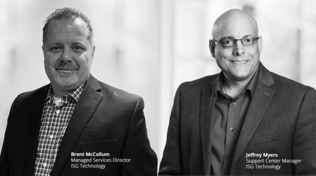 IT Veterans Brent McCollum and Jeffrey Myers join ISG Technology to ramp up Managed IT Services.