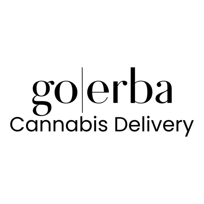 Go Erba logo with the tagline "cannabis delivery"