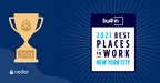 Built In Honors Cedar in Its Esteemed 2021 Best Places to Work Award