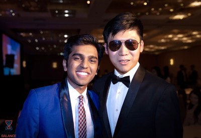 Co-Presidents of HPAIR Mr. Zeel Patel (left, aged 20) and Mr. Eric Lin (right, aged 20) pictured at the Harvard College conference closing ceremonies in February of 2020.