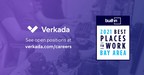 Verkada Recognized As One of the Bay Area's Best Places To Work by Built In