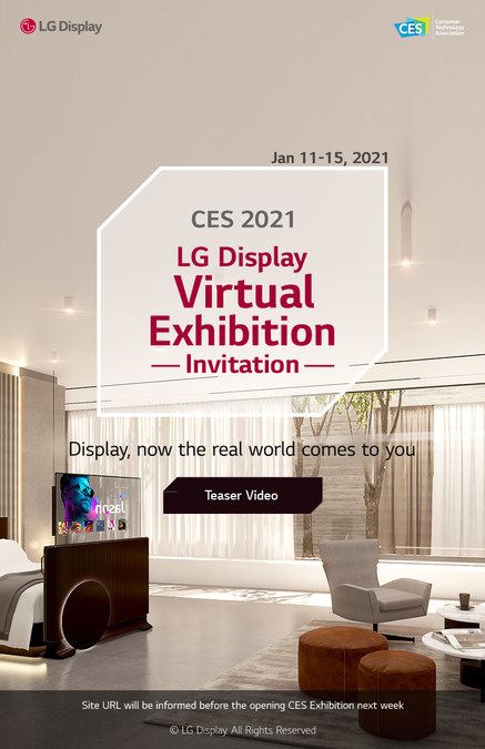 LG Display redefines the role of displays in the contactless era at CES 2021 - Vimarsana News