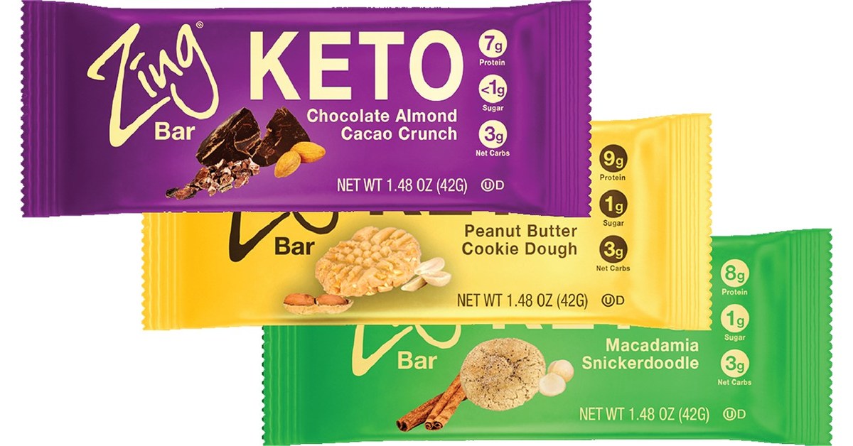 Zing Bars Launches NutritionistDeveloped Line of Keto Snack Bars