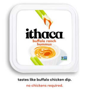 Ithaca Hummus Latest Flavor Drop Brings Big, Plant-Based Flavor Ahead of February's "Big Game"