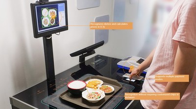 Sodexo, one of the world's largest catering service providers, works with Huawei to launch the Seefood intelligent settlement solution. The solution builds on the Huawei Atlas AI software and hardware platform, and combines AI image recognition into the settlement phase to automatically recognize dishes, calculate prices, and complete settlement via cards and mobile terminals. (PRNewsfoto/Huawei)