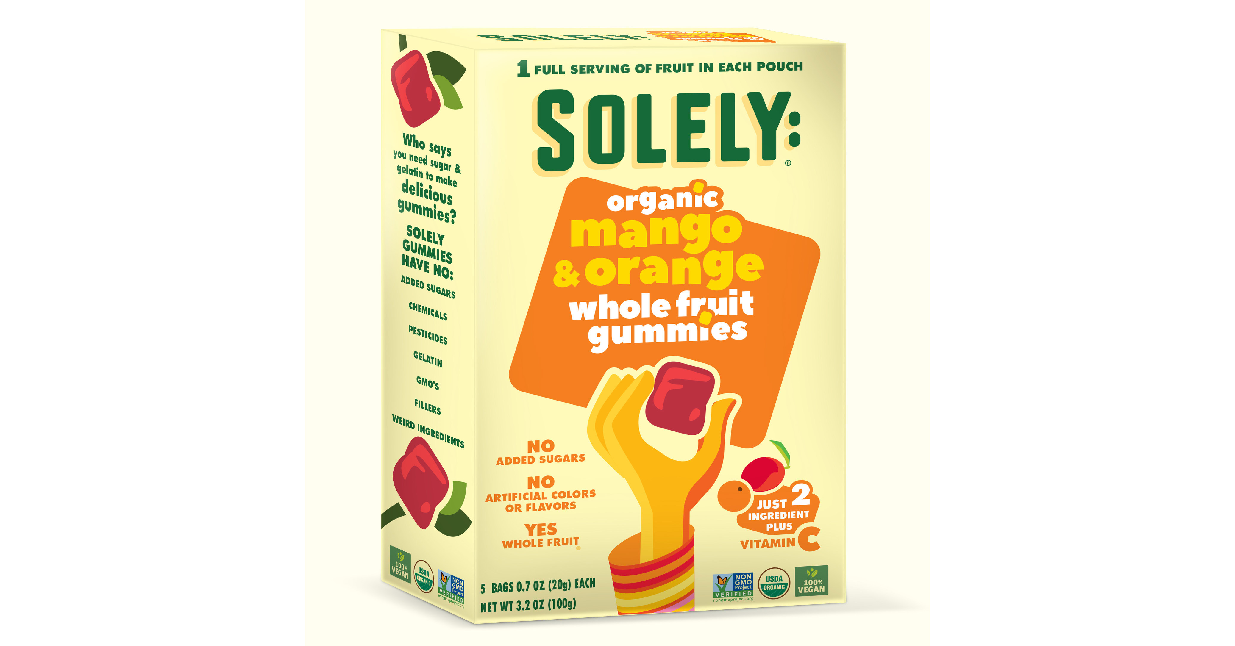 Solely Rings in the New Year with the Launch of New Organic Whole Fruit