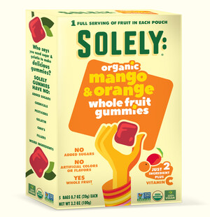 Solely Rings in the New Year with the Launch of New Organic Whole Fruit Gummies Exclusively at Whole Foods Market