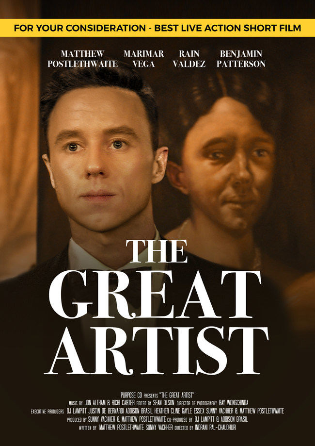 The Great Artist - For Your Consideration. Featuring Matthew Postlethwaite, Sunny Vaccher