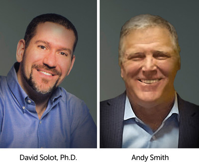 New Sciolytix executives (left) David Solot, Ph.D., Chief Science Officer and Senior Vice President of Product Management and (right) Andy Smith, Senior Vice President of Sales.