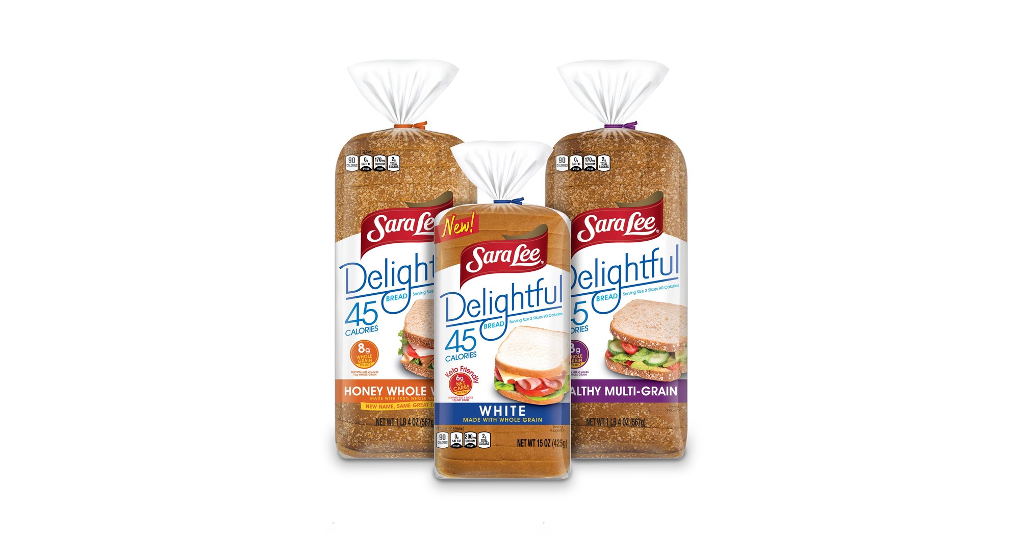 Sara Lee® Introduces New Delightful® White Made with Whole Grain Bread