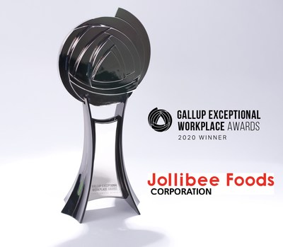 A First for the Philippines. Jollibee Foods Corporation (JFC) is the only Filipino company to date that has been recognized by the Gallup Exceptional Workplace Awards.  JFC was also cited in this year's Forbes' List of the World's Best Employers.  Some brands under JFC include Jollibee, Chowking, Mang Inasal, Greenwich, Red Ribbon, The Coffee Bean & Tea Leaf, Smashburger, and Tim Ho Wan.