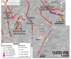 Vizsla Expands Strike of Tajitos Vein Zone, Intersects 1,607 G/t Silver Equiv. Over 7.55 Metres To Panuco, Mexico
