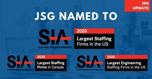 JSG Named to Three Staffing Industry Analysts' Lists for 2020