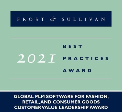 2021 Global PLM Software for Fashion, Retail, and Consumer Goods Customer Value Leadership Award
