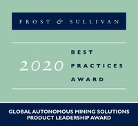 Sandvik Lauded by Frost &amp; Sullivan for Enabling Automation and Digitalization in Underground and Surface Mining with its AutoMine® and OptiMine® Portfolio