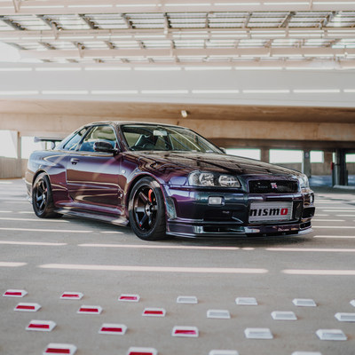 1999 R34 Skyline GT-R in Midnight Purple II given away by Tuner Cult. Photo courtesy of Tunercult.com