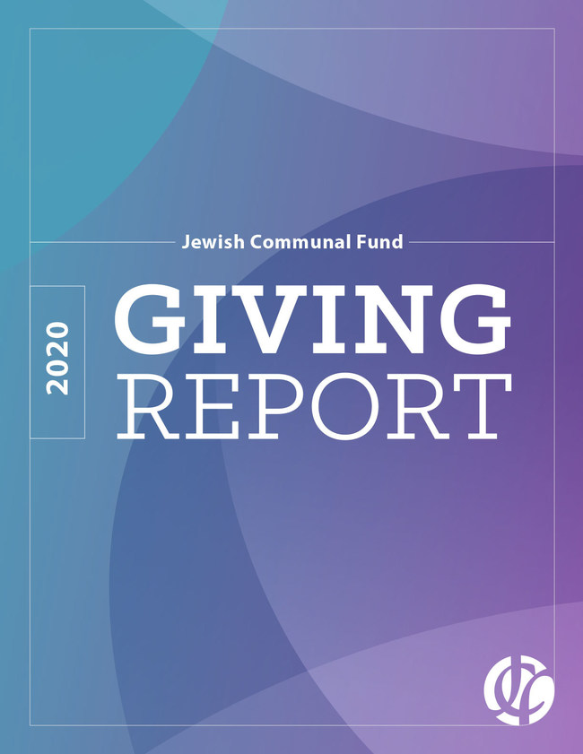 Jewish Communal Fund's 2020 Giving Report