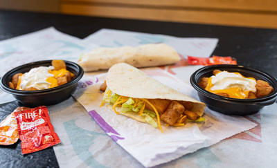 Taco Bell's Cheesy Fiesta Potatoes and the Spicy Potato Soft Taco will be back starting March 11.