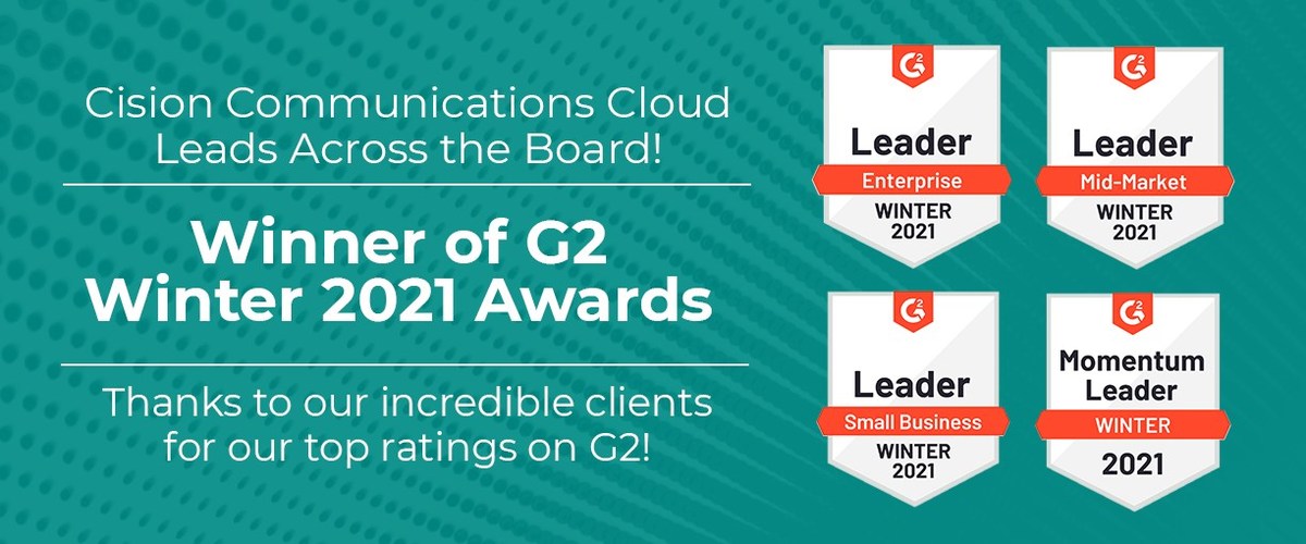 G2 Names Cision Communications Cloud a Leader in Multiple Categories for PR and Marketing Communications Software - Vimarsana News