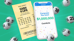 New Jersey Player Wins $1 Million Playing Cash4Life Game Using Lottery App, Jackpocket