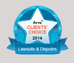Attorney Douglas Borthwick Receives Avvo™ Clients' Choice Award for Top Client Satisfaction in Lawsuits &amp; Disputes, Complimenting His Avvo™ "Superb" Highest Rating