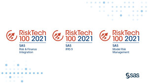 SAS top-ranked in three Chartis RiskTech100 categories