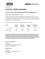 ATCO Q1-2021 Dividend Recommendation (CNW Group/ATCO Ltd.)