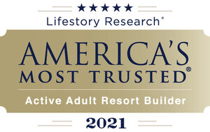 For Record-Breaking 9th Consecutive Year, Trilogy® by Shea Homes® Named America's Most Trusted® Active Adult Resort Builder
