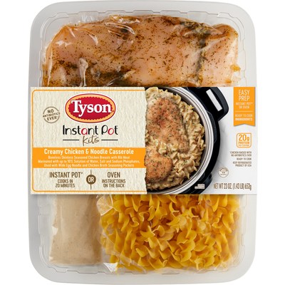 New flavors of Tyson® Instant Pot® Kits, Tyson® Instant Pot® Seasoned Proteins and Tyson® Oven Ready Family Size Kits are just what families need to ease the burden and cooking fatigue—protein-packed, mouthwatering meals offering that made from scratch taste without the effort.