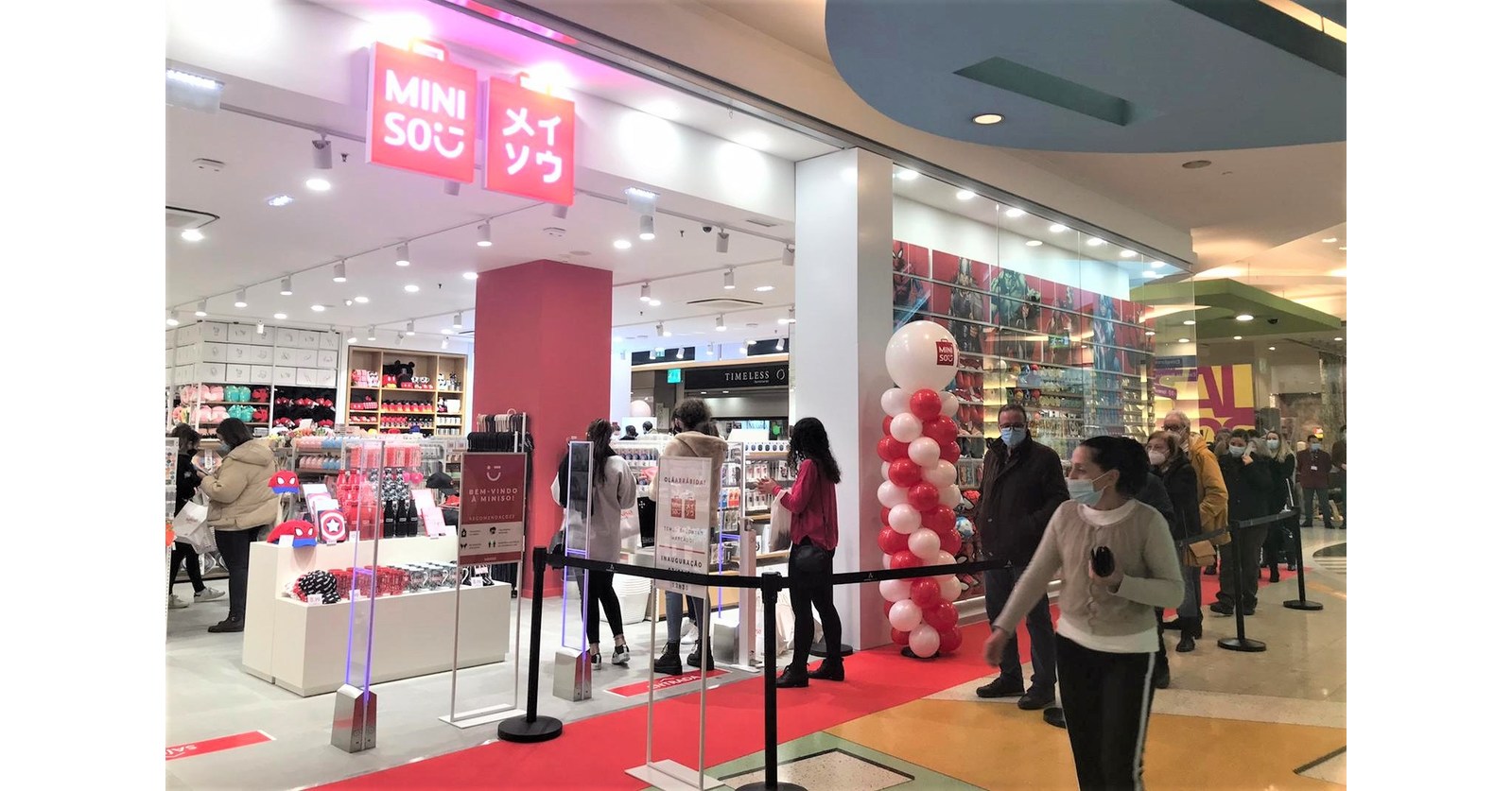 The first MINISO store in Latvia opens it's first doors in