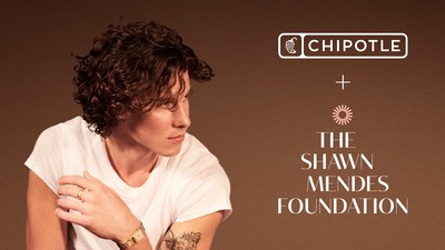 PR Asset hero – Chipotle partners with Shawn Mendes and the Shawn Mendes Foundation to launch “Wonder Grants” and the Shawn Mendes Bowl