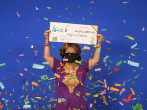 Husband's Dream Leads a Toronto Woman to Win a $60 Million LOTTO MAX Jackpot - 20 Years Later!