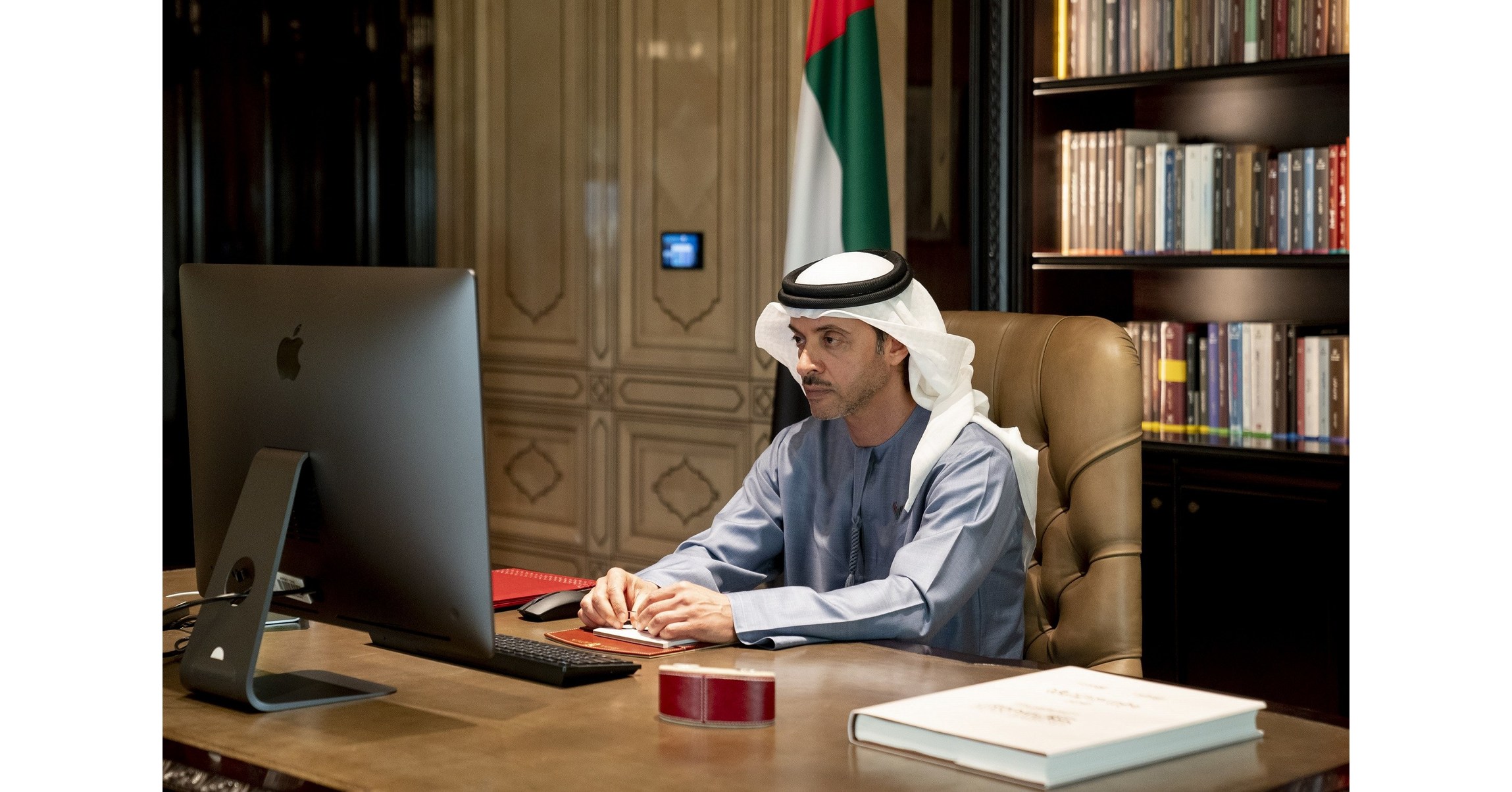 In the presence of H.H. Sheikh Hazza bin Zayed Al Nahyan Abu Dhabi