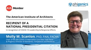 Phigenics' Molly M. Scanlon awarded an American Institute of Architects National Presidential Citation for COVID-19 Pandemic Contributions