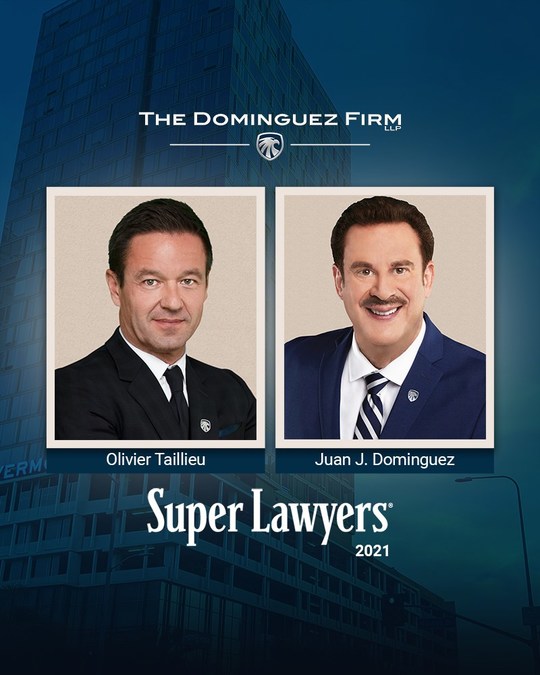 Attorneys Juan J. Dominguez and Olivier Taillieu Named to the 2021 Super Lawyers® List - Vimarsana News