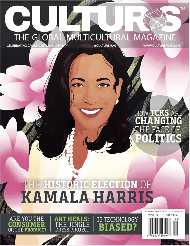 Vice President Kamala Harris Original Art Culturs Magazine Illustration