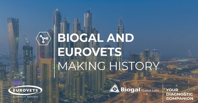 Biogal and Eurovets are entering into a strategic partnership, following the recent peace treaty between Israel and the UAE. The two global leaders in the field of veterinary diagnostics will combine their collective resources and expertise to improve animal welfare.