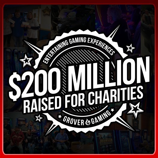 Grover Gaming Surpasses 200 Million Raised for Charities
