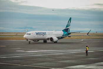 Reprise du service des appareils 737 MAX de WestJet (Groupe CNW/WESTJET, an Alberta Partnership)