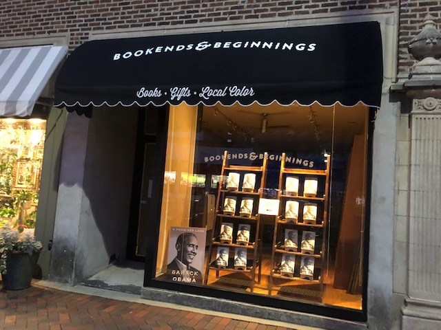 The new Bookends & Beginnings storefront at 1716 Sherman Avenue, Evanston.