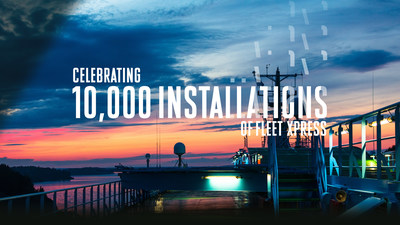 Inmarsat’s ground-breaking Fleet Xpress service has been installed on 10,000 ships globally, ensuring reliable, seamless connectivity for the maritime sector