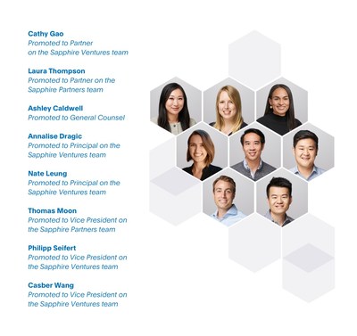 Sapphire Ventures Announces 2 New Partners, 6 Senior-Level Promotions and 3 New Offices in Austin, London and San Francisco