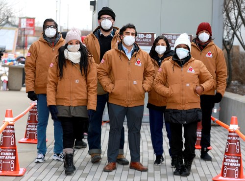 The Prism Health Lab Team at the Chinatown Clinic Opening